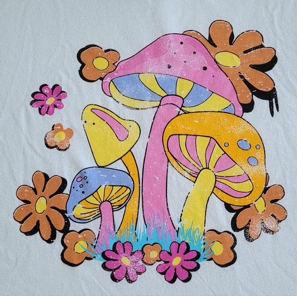 Grayson Threads🧵 Psychedelic Mushrooms🍄 Graphic Tee👕 - NWT - Picture 8 of 14